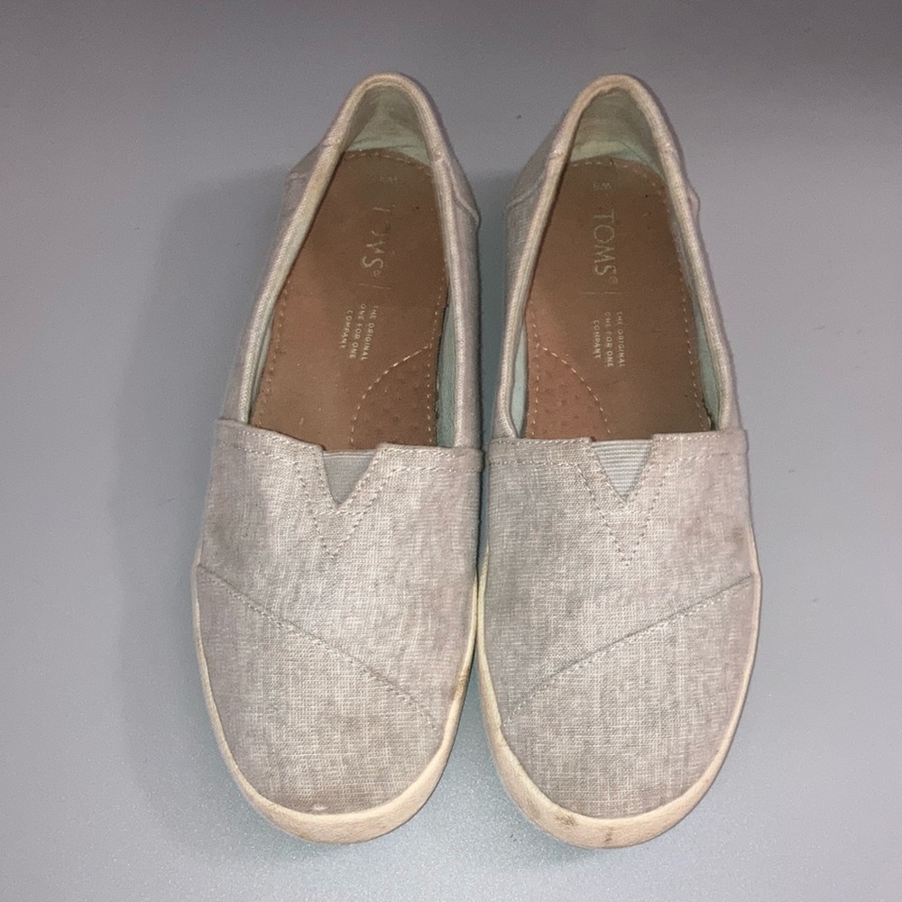 Toms Women's Gray Casual Loafers
